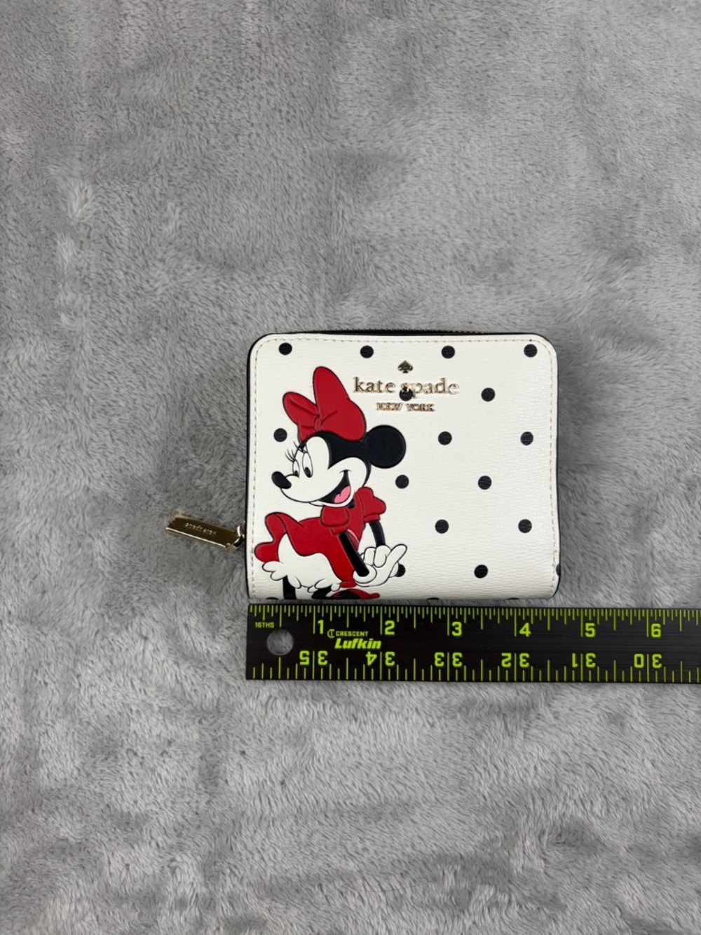 Kate Spade x Disney Minnie Mouse Small Bifold Wallet NEW - Picture 16 of 16